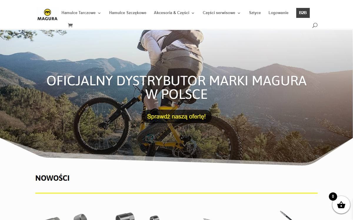 Zrzut ekranu projektu Magura